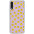 Purple Happy Face Pattern Galaxy A50 Clear Case