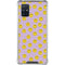 Purple Happy Face Pattern Galaxy A71 5G Clear Case