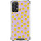 Purple Happy Face Pattern Galaxy A72 5G Clear Case