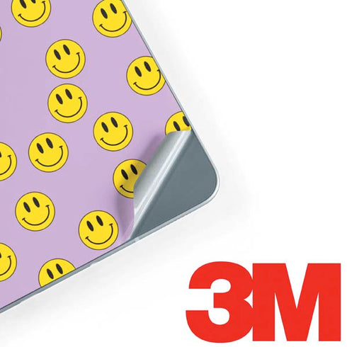 Purple Happy Face Pattern Galaxy Book 12in Skin