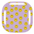 Purple Happy Face Pattern Galaxy Buds Live Skin