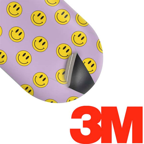 Purple Happy Face Pattern Galaxy Buds Skin