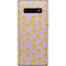 Purple Happy Face Pattern Galaxy S10 Plus Skin