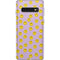 Purple Happy Face Pattern Galaxy S10 Skin