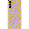 Purple Happy Face Pattern Galaxy S21 5G Skin