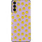 Purple Happy Face Pattern Galaxy S21 Plus 5G Skin