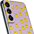 Purple Happy Face Pattern Galaxy S22 Plus Skin