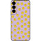 Purple Happy Face Pattern Galaxy S22 Skin