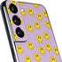 Purple Happy Face Pattern Galaxy S22 Skin