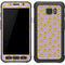 Purple Happy Face Pattern Galaxy S7 Active Skin