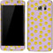 Purple Happy Face Pattern Galaxy S7 Edge Skin