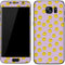 Purple Happy Face Pattern Galaxy S7 Skin