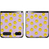 Purple Happy Face Pattern Galaxy Z Flip Skin