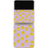 Purple Happy Face Pattern Galaxy Z Flip3 5G Skin