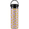 Purple Happy Face Pattern Hydro Flask 20oz Wide Mouth Skin