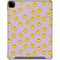Purple Happy Face Pattern iPad Pro 12.9in (2020) Clear Case