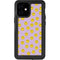 Purple Happy Face Pattern iPhone 12 Mini Waterproof Case