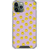 Purple Happy Face Pattern iPhone 12 Pro Clear Case