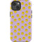 Purple Happy Face Pattern iPhone 13 Impact Case