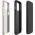 Purple Happy Face Pattern iPhone 13 Impact Case