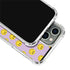 Purple Happy Face Pattern iPhone 13 Pro Clear Case