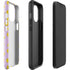 Purple Happy Face Pattern iPhone 13 Pro Max Impact Case