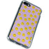 Purple Happy Face Pattern iPhone SE (2nd & 3rd Gen) Clear Case
