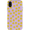 Purple Happy Face Pattern iPhone XR Pro Case