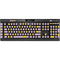 Purple Happy Face Pattern K95 RGB PLATINUM Mechanical Gaming Keyboard Skin