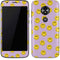 Purple Happy Face Pattern Moto E5 Play Skin