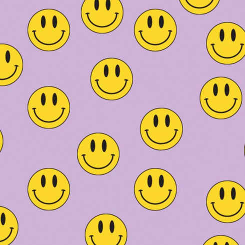 Purple Happy Face Pattern Moto E5 Play Skin
