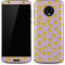 Purple Happy Face Pattern Moto G6 Skin