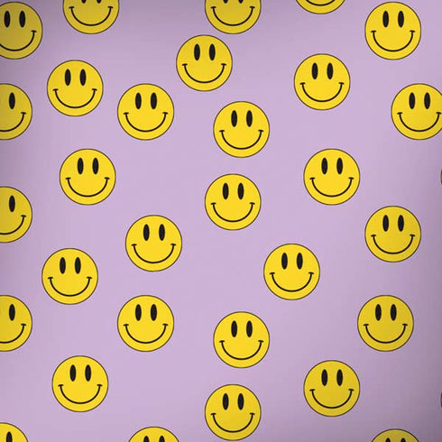 Purple Happy Face Pattern Moto G6 Skin