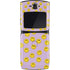 Purple Happy Face Pattern Motorola RAZR Skin
