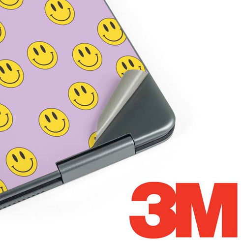 Purple Happy Face Pattern Notebook 9 Pro 13in (2017) Skin