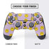 Purple Happy Face Pattern PS4 Controller Skin