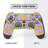 Purple Happy Face Pattern PS4 Slim Bundle Skin