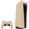 Purple Happy Face Pattern PS5 Bundle Skin