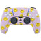 Purple Happy Face Pattern PS5 Controller Skin