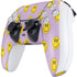 Purple Happy Face Pattern PS5 Controller Skin
