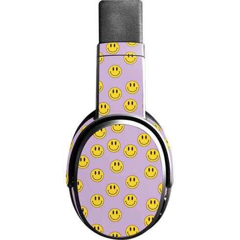 Purple Happy Face Pattern Skullcandy Crusher Wireless Skin