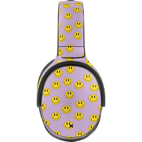 Purple Happy Face Pattern Skullcandy Venue Skin