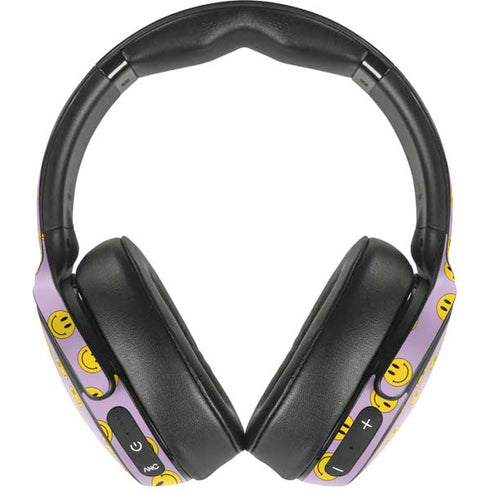 Purple Happy Face Pattern Skullcandy Venue Skin