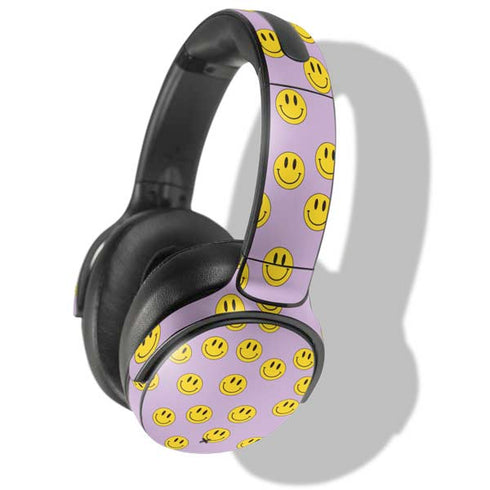 Purple Happy Face Pattern Skullcandy Venue Skin