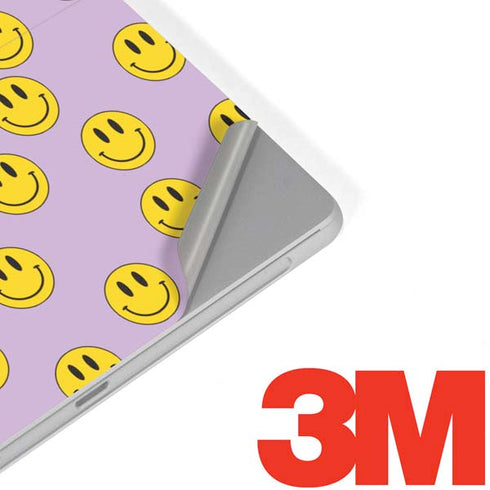 Purple Happy Face Pattern Surface Go Skin