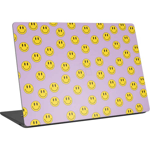Purple Happy Face Pattern Surface Laptop 4 15in Skin