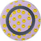 Purple Happy Face Pattern Wireless Charger Skin