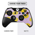 Purple Happy Face Pattern Xbox One Controller Skin