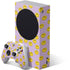Purple Happy Face Pattern Xbox Series S Skins