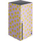Purple Happy Face Pattern Xbox Series X Console Skin